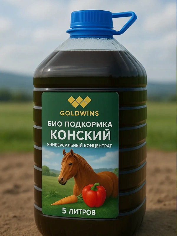 Универсальный концентрат конский (био подкормка) 5 л.