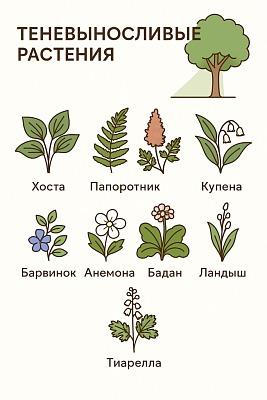 теневыносливые растения 